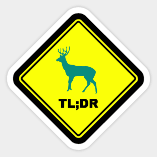 TL DR Sticker